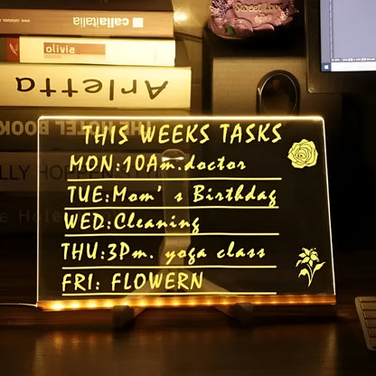 LED Drawing Board Kids Art Tablet Creative Light-Up Pad