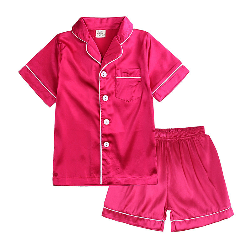 Kids Silk Pajamas Set - Hypoallergenic Toddler PJs for Boys and Girls 2