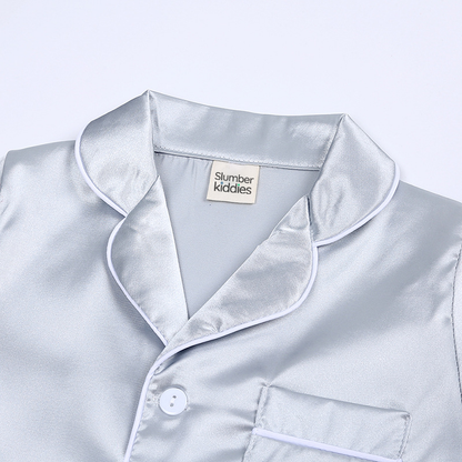 Kids Silk Pajamas Set - Hypoallergenic Toddler PJs for Boys and Girls 9