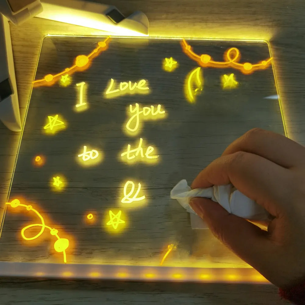 LED Drawing Board Art Canvas Light-Up Creativity for Kids and Adults 1