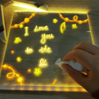 LED Drawing Board Art Canvas Light-Up Creativity for Kids and Adults 1