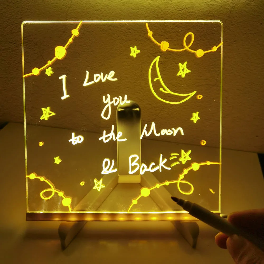 LED Drawing Board Art Canvas Light-Up Creativity for Kids and Adults 2
