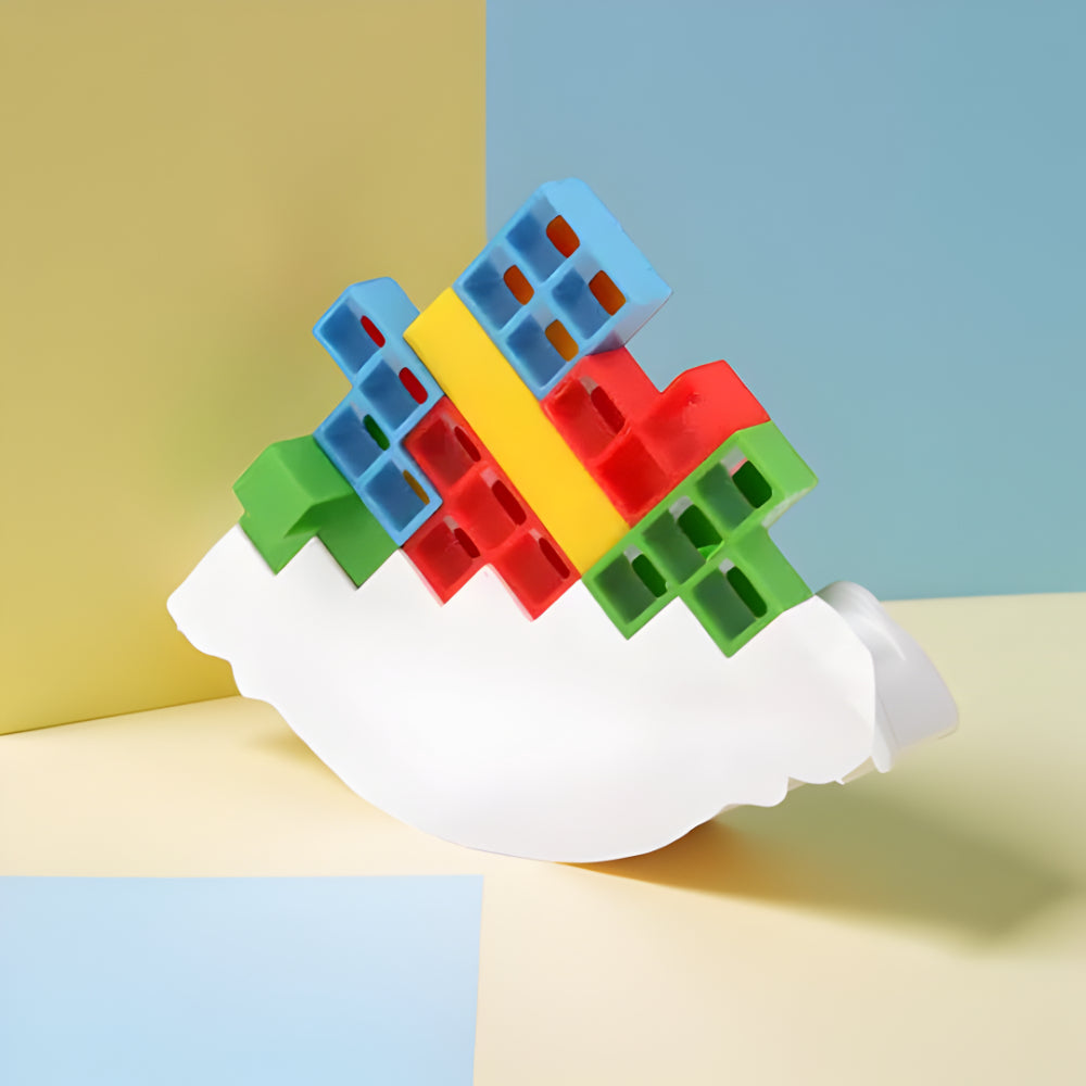 Magnetic Stacking Game Kids Balance Educational Brain Toy