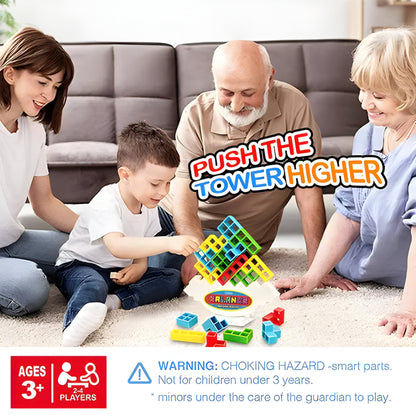 Magnetic Stacking Game Kids Balance Educational Brain Toy