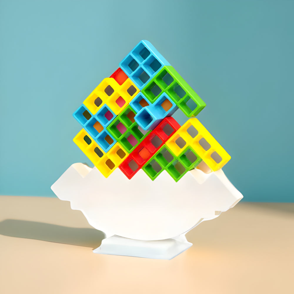 Magnetic Stacking Game Kids Balance Educational Brain Toy