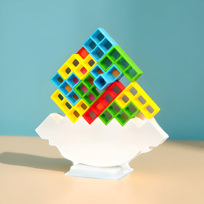 Magnetic Stacking Game Kids Balance Educational Brain Toy