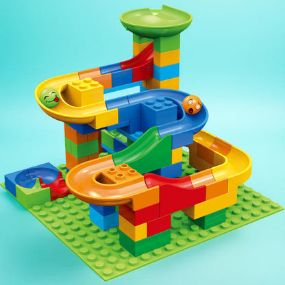 STEM Marble Run Building Blocks Set Creative Learning Toy Kids