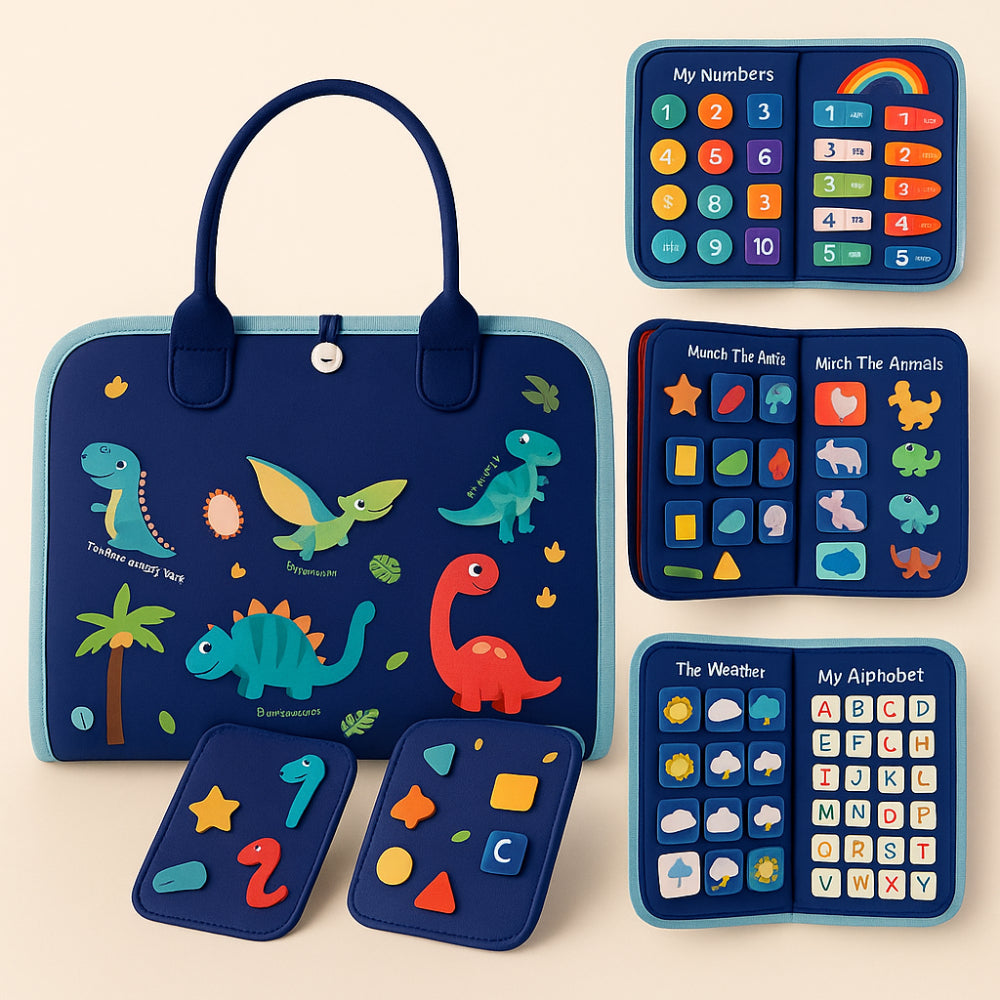 Montessori Sensory Board Toy Educational Learning Activity Set