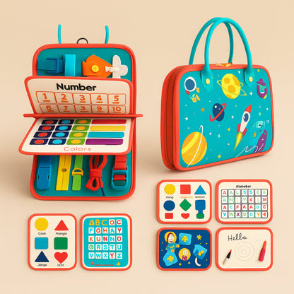 Montessori Sensory Board Toy Educational Learning Activity Set