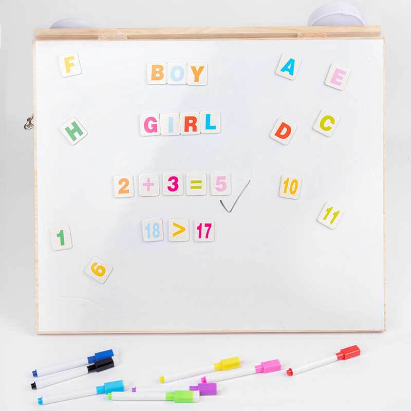 Montessori Busy Board - Wooden Activity Board for Toddlers 12x18 Inches 5