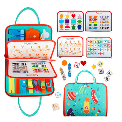 Montessori Sensory Board Toy Educational Learning Activity Set