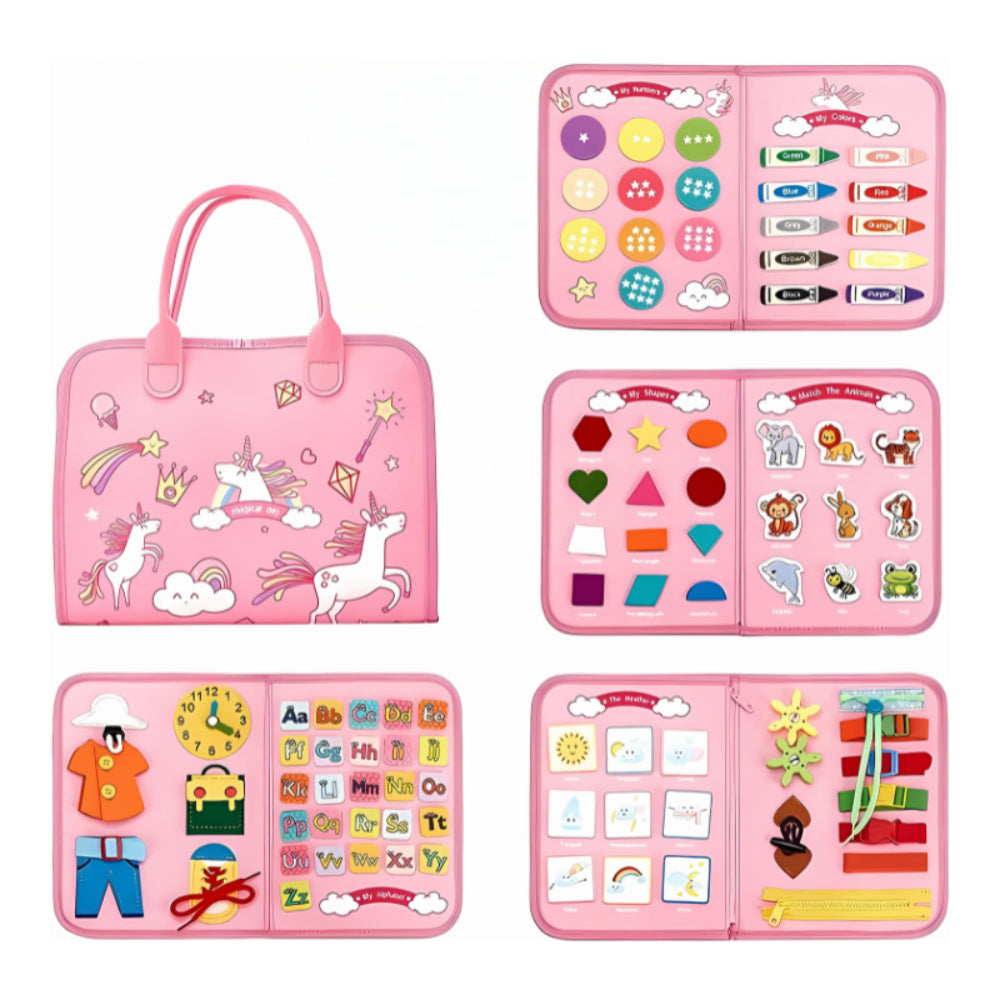 Montessori Sensory Board Toy Educational Learning Activity Set