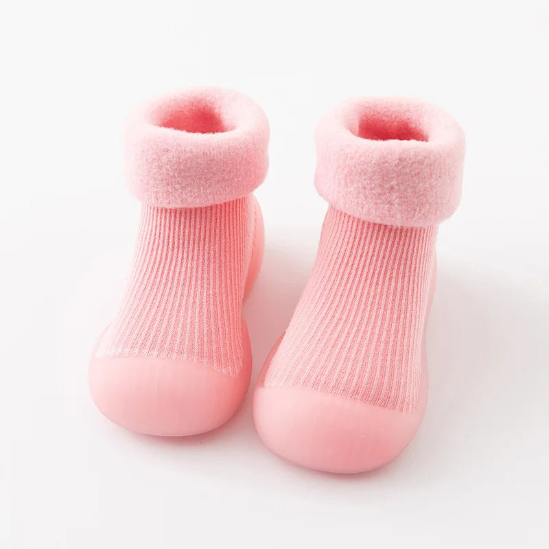 Non-Slip Toddler Shoes Warm Soft Sock Design for First Steps 10