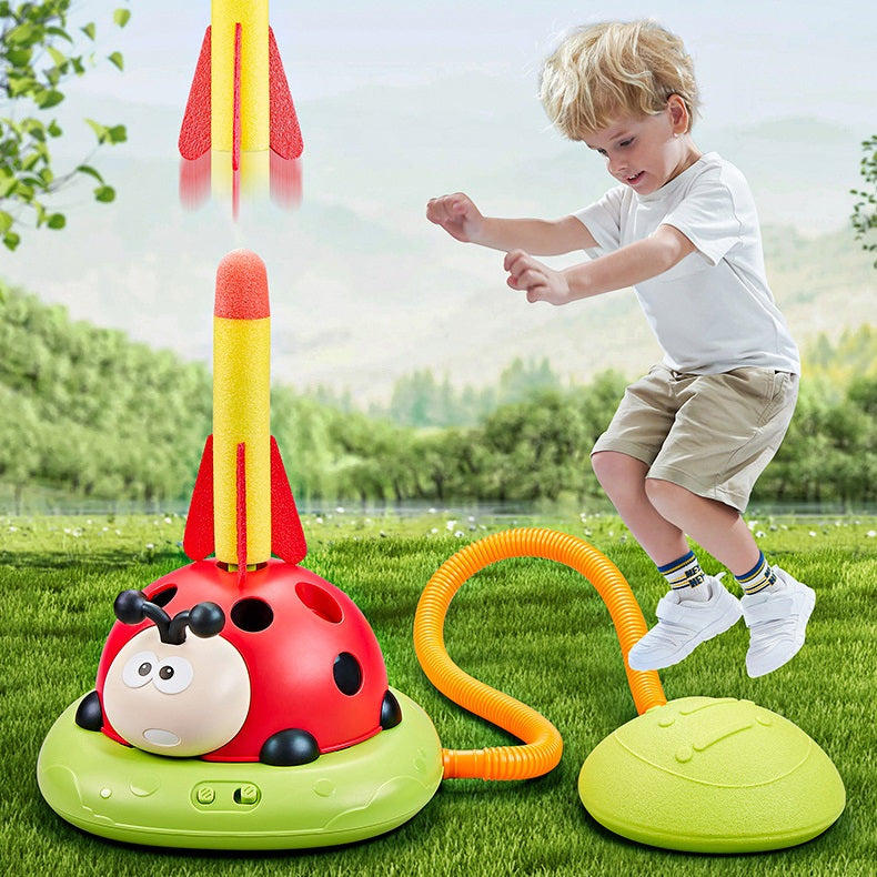 Outdoor Playset 3-in-1 Activity Center for Kids Jump Rope Ring Toss 2