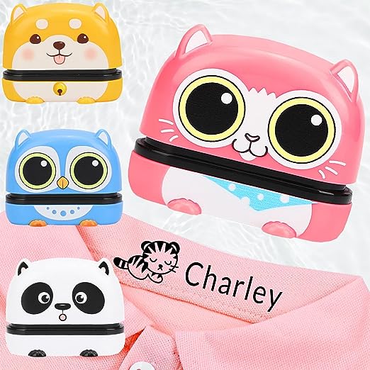 Personalized Child's Name Stamp for Clothes - Customizable Design 2