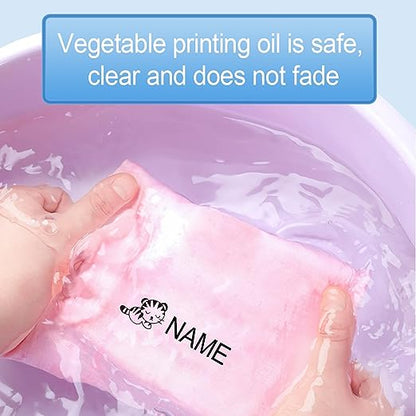 Personalized Child's Name Stamp for Clothes - Customizable Design 4