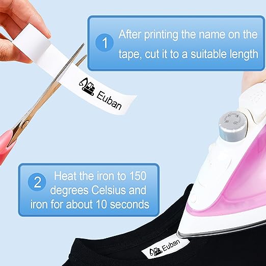 Personalized Child's Name Stamp for Clothes - Customizable Design 5