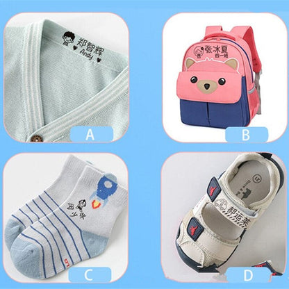 Personalized Child's Name Stamp for Clothes - Customizable Design 7