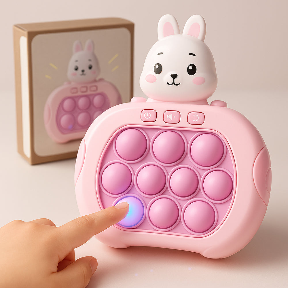 Pop It Reaction Game Console Interactive Light Up Reflex Trainer