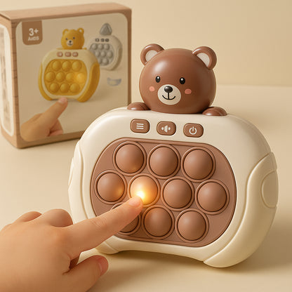 Pop It Reaction Game Console Interactive Light Up Reflex Trainer