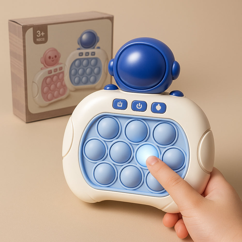 Pop It Reaction Game Console Interactive Light Up Reflex Trainer