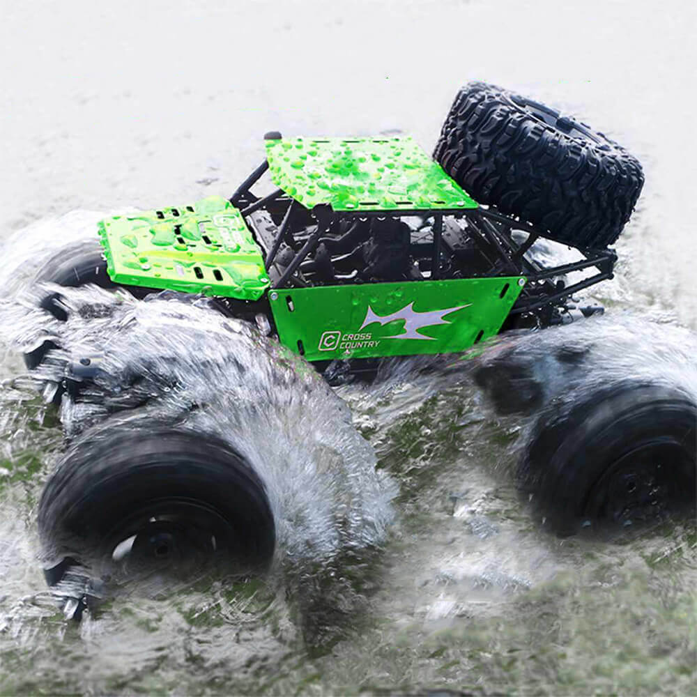 RC Truck Amphibious 1/8 Scale Waterproof 4WD Off-Road Vehicle 0