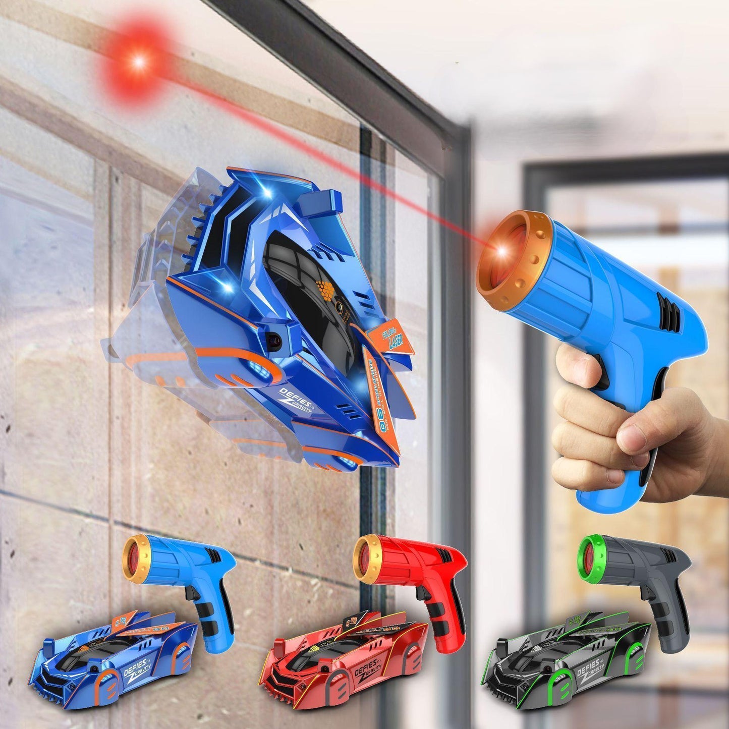 Remote Control Car Gravity-Defying Laser Wall Climber Stunt Toy 4