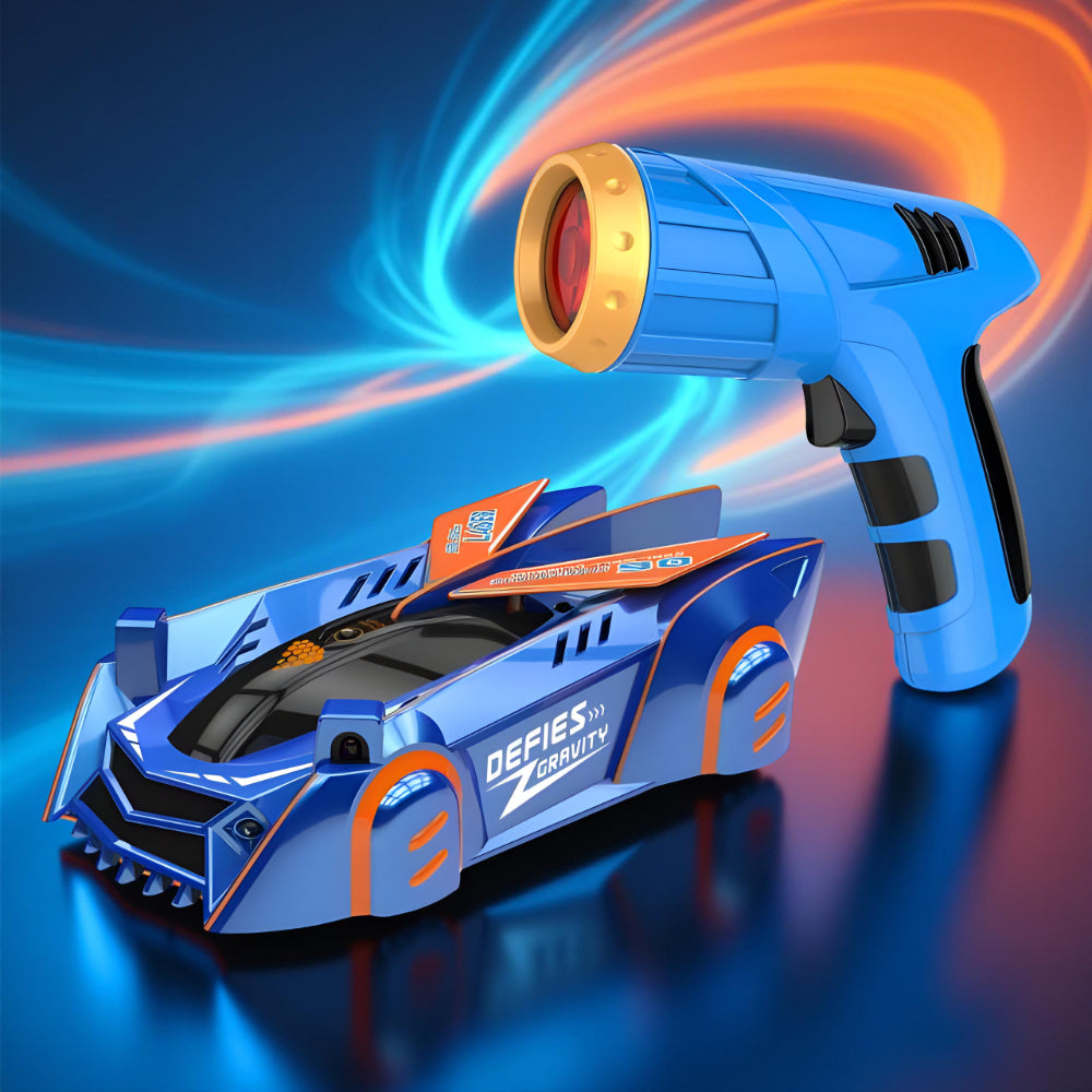 Gravity-Defying RC Car Laser Guided Wall Climbing Fun