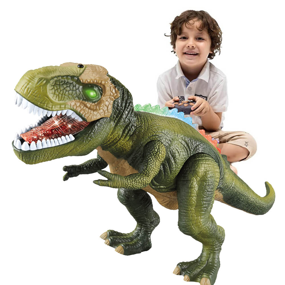 Remote Control Dinosaur Toy T-Rex with LED Lights and Sounds 0