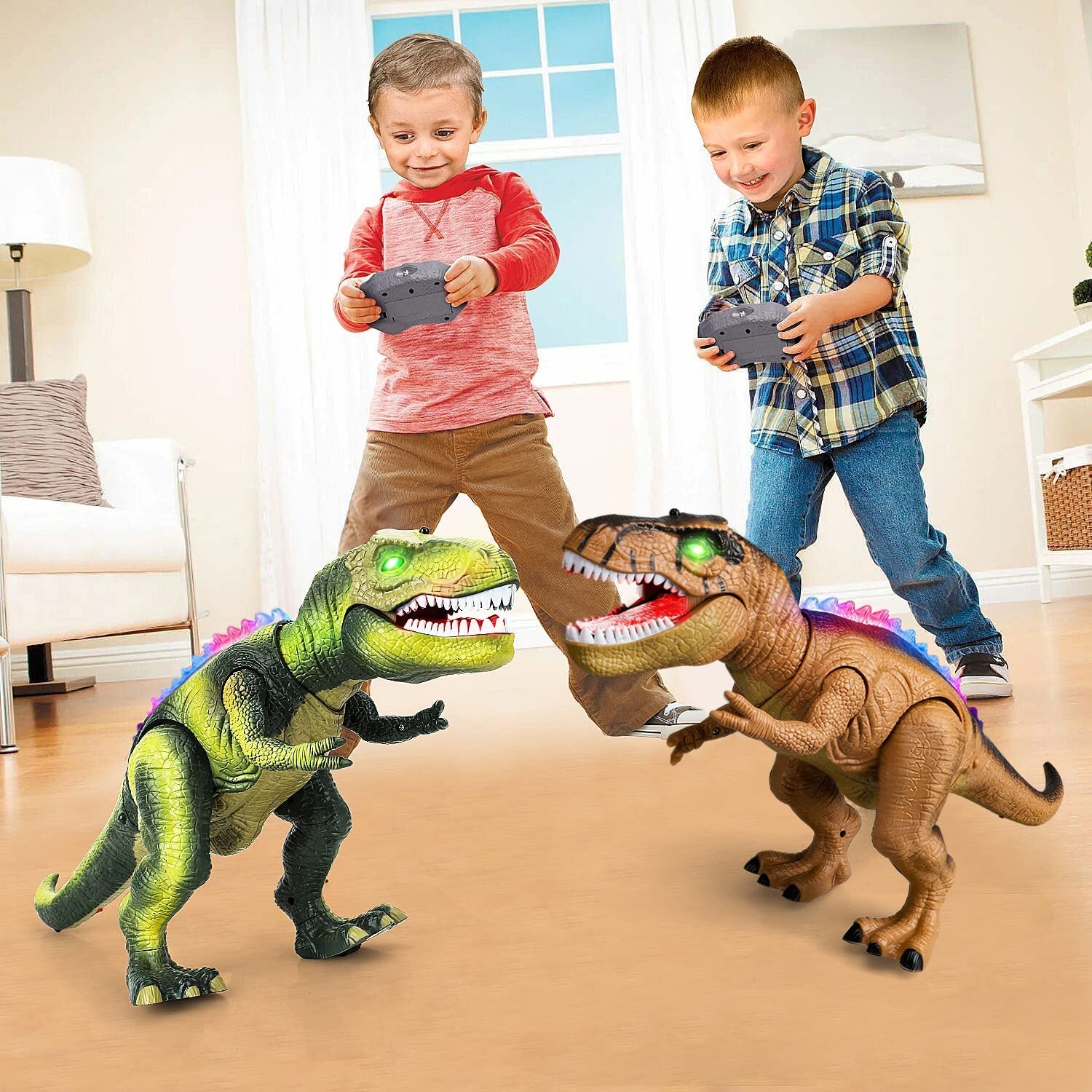 Remote Control Dinosaur Toy T-Rex with LED Lights and Sounds 6