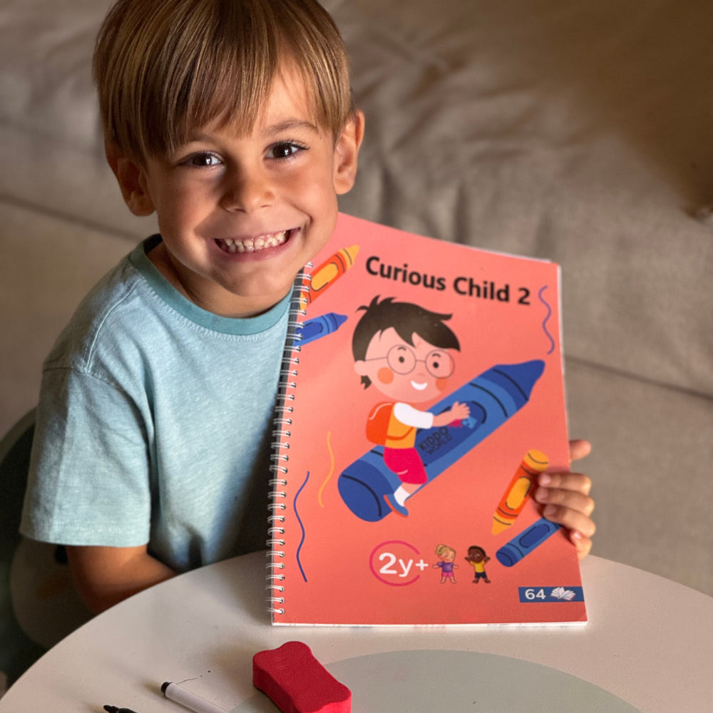 Kids Reusable Writing Notebook Erasable Educational Learning Book