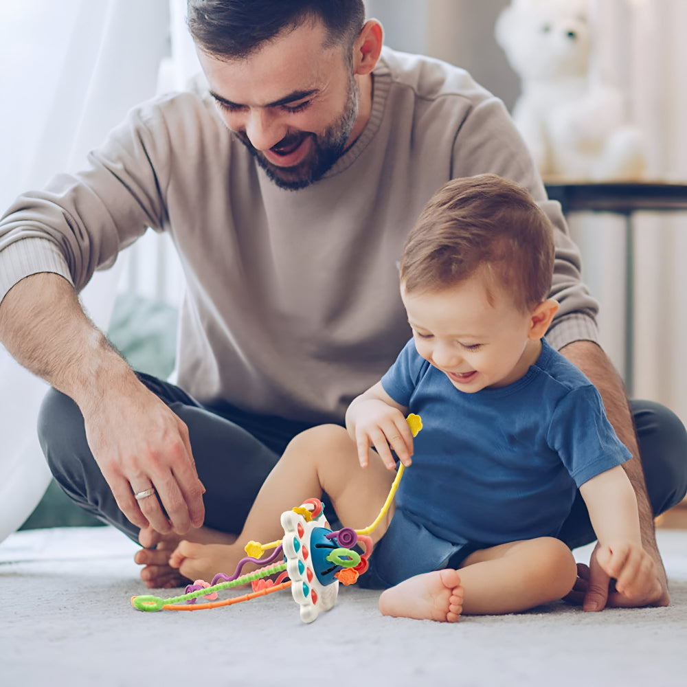 Sensory UFO Toy Teething Relief Motor Skill Development