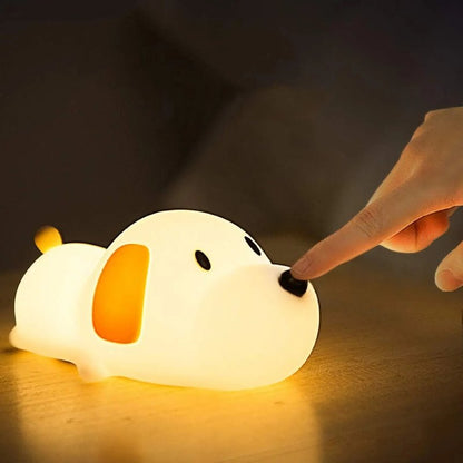 Soft Silicone Night Light for Kids - Dimmable LED Night Lamp 8