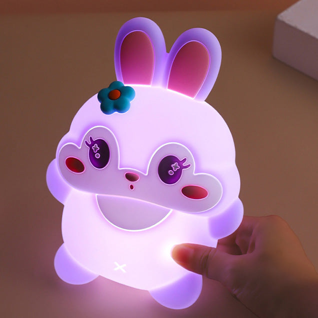 Squishy Silicone LED Night Light for Kids - Rechargeable Portable Lamp 2