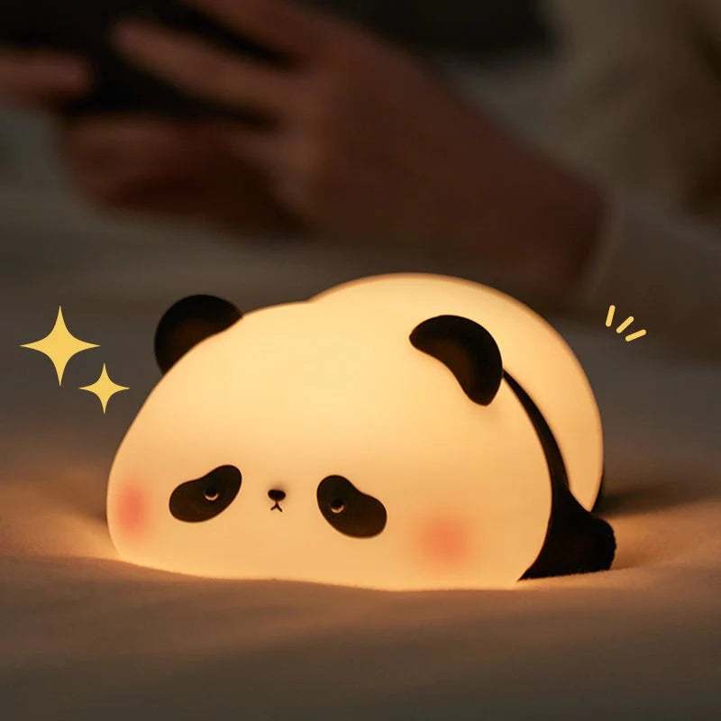 Squishy Silicone LED Night Light for Kids - Rechargeable Portable Lamp 5