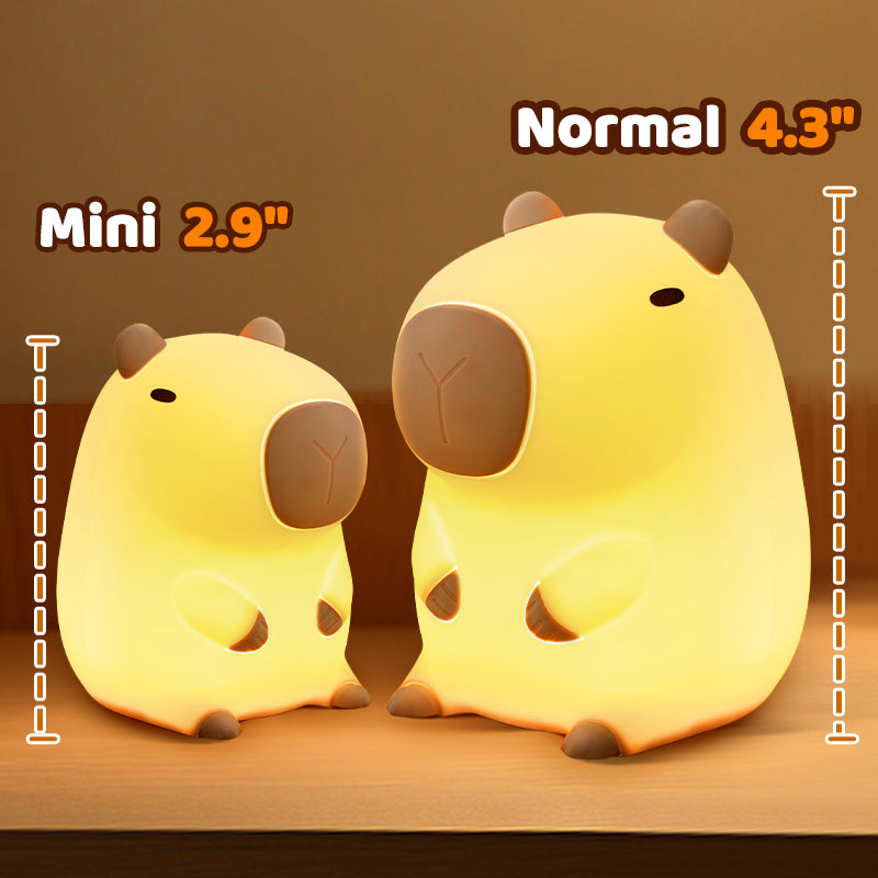 Squishy Silicone LED Night Light for Kids - Rechargeable Portable Lamp 8