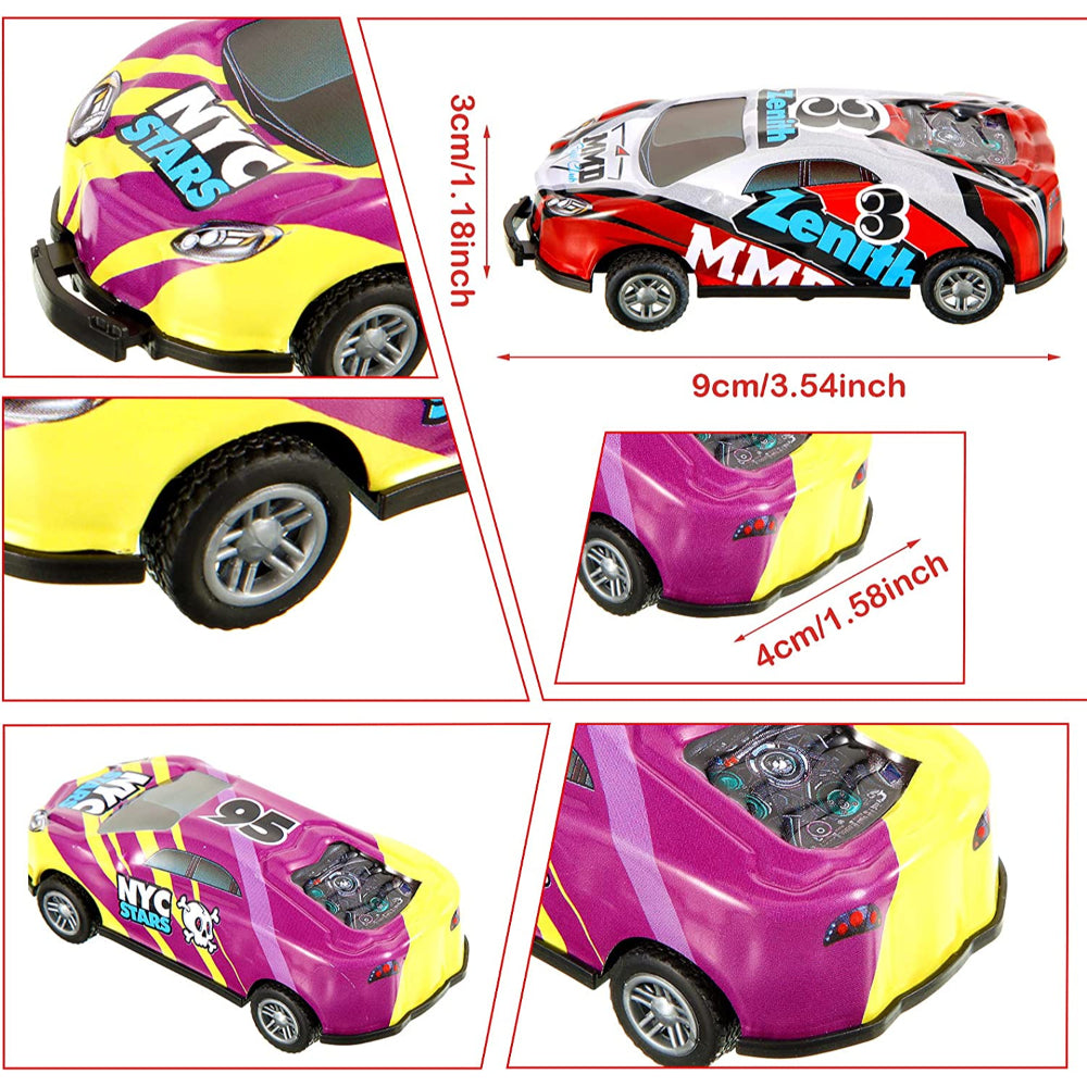 Stunt Cars Set 8 Pack Flip Jump Fun Safe Durable