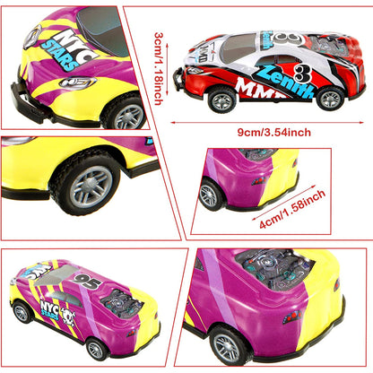 Stunt Cars Set 8 Pack Flip Jump Fun Safe Durable