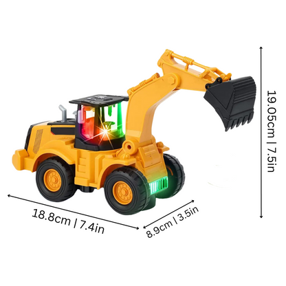 Toy Excavator Musical Lights Automatic Movement for Kids 1