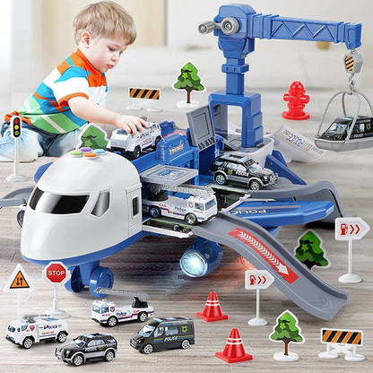 Transformable Airplane Playset Educational DIY Toy for Kids 1