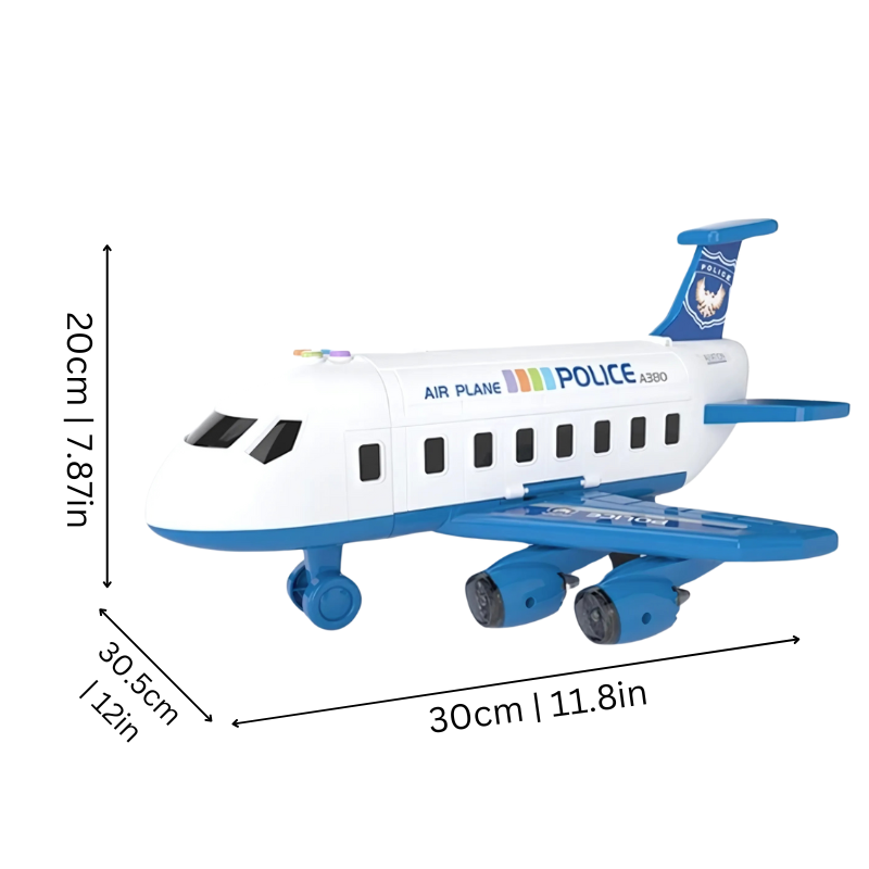 Transformable Airplane Playset Educational DIY Toy for Kids 2