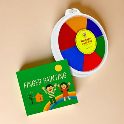 Washable Finger Paint Set Paint Wheel Creative Safe Play