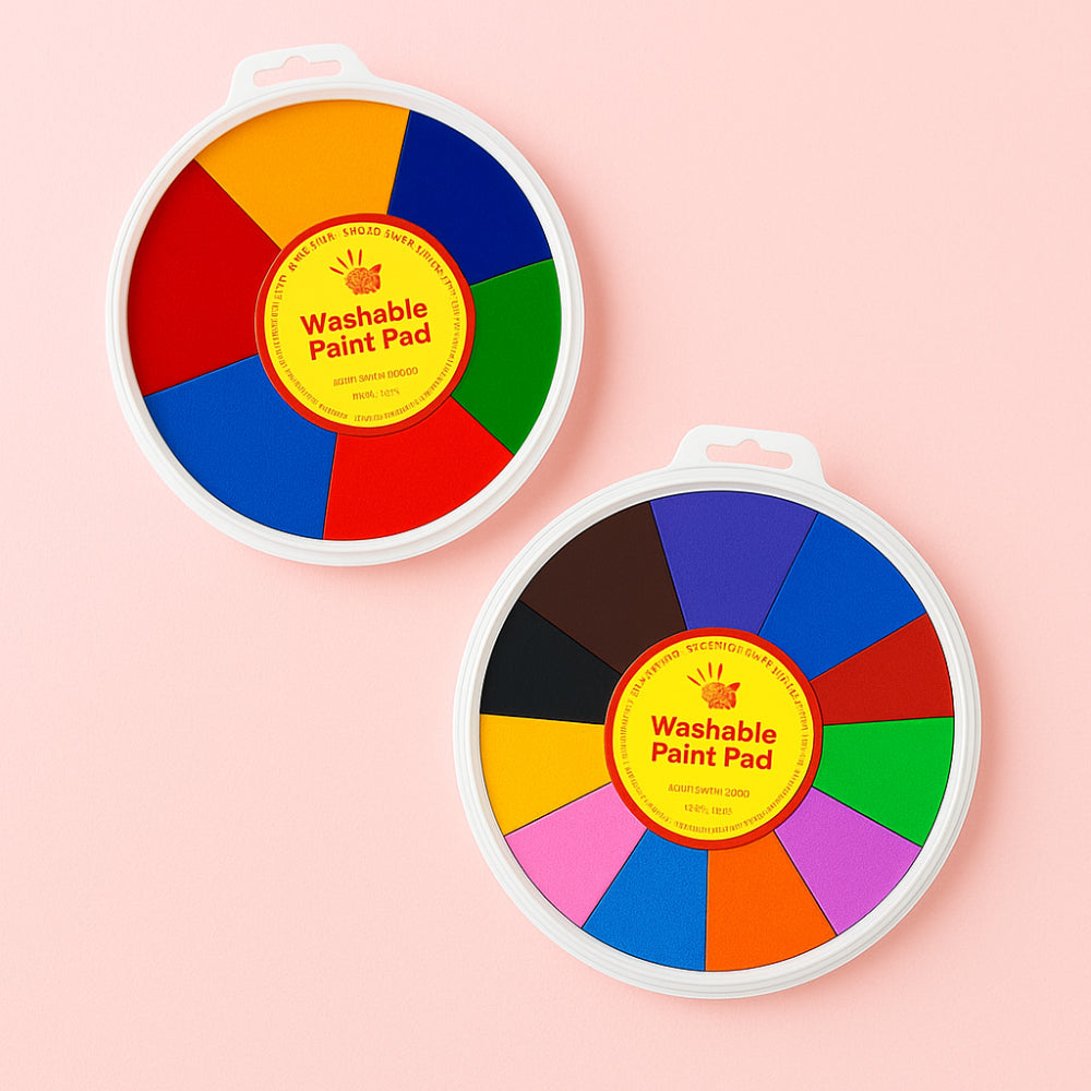 Washable Finger Paint Set Paint Wheel Creative Safe Play