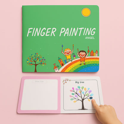 Washable Finger Paint Set Paint Wheel Creative Safe Play