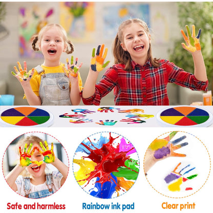 Washable Finger Paint Set Paint Wheel Creative Safe Play