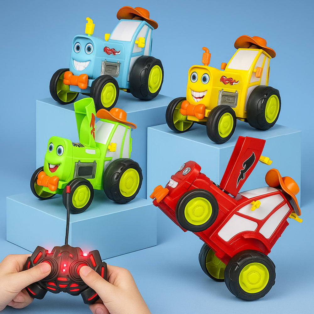 Remote Control Stunt Car Kids 360 Flip Rechargeable Light Up