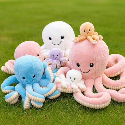 Giant Octopus Plush Toy Soft Stuffed Animal PP Cotton