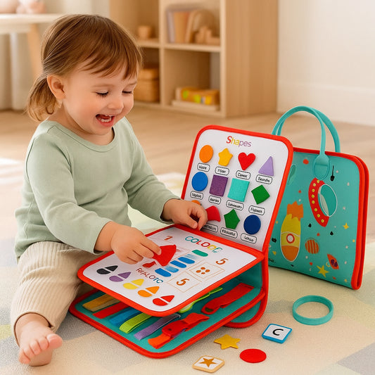 Montessori Sensory Board Toy Educational Learning Activity Set