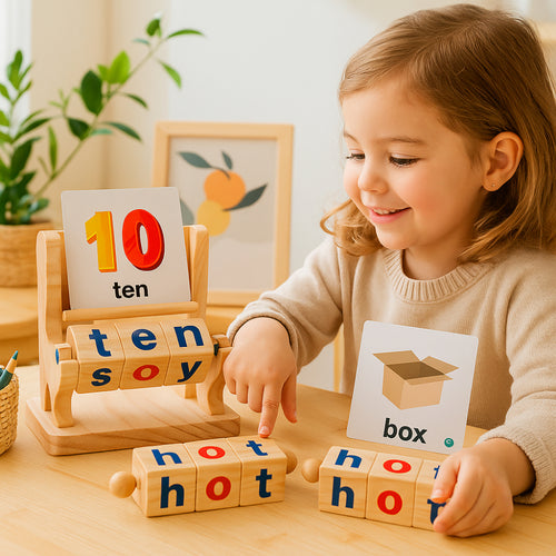 Educational Word Game Kids Learning Toy Sensory Motor Skills