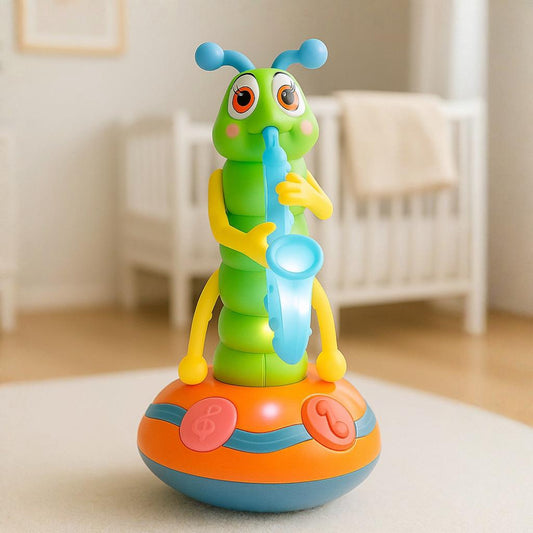 Dancing Caterpillar Toy Baby Musical Light Up Crawling Buddy